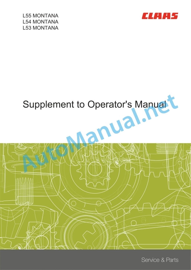Claas Trion 660-640 (L54) Combines Operator Manual EN 4 Claas Trion 660-640 (L54) Combines Operator Manual EN - Image 4