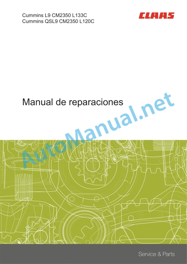 Claas Trion 660-640 (L54) Combines Repair Manual ES 3 Claas Trion 660-640 (L54) Combines Repair Manual ES - Image 3