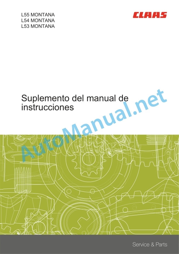 Claas Trion 750-710 (L55) Combines Operator Manual ES 3 Claas Trion 750-710 (L55) Combines Operator Manual ES - Image 3