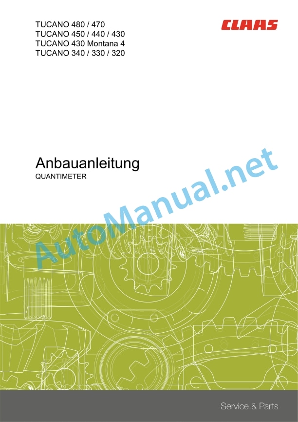 Claas Tucano 330-320 (832) Combines Assembly Instruction EN 11 Claas Tucano 330-320 (832) Combines Assembly Instruction EN - Image 11