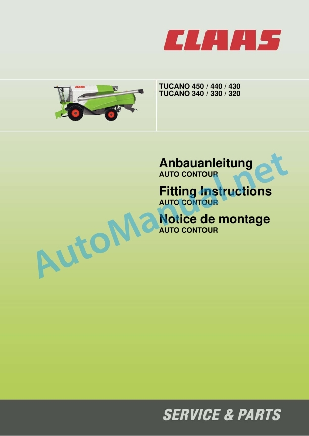 Claas Tucano 330-320 (832) Combines Assembly Instruction EN 26 Claas Tucano 330-320 (832) Combines Assembly Instruction EN - Image 26