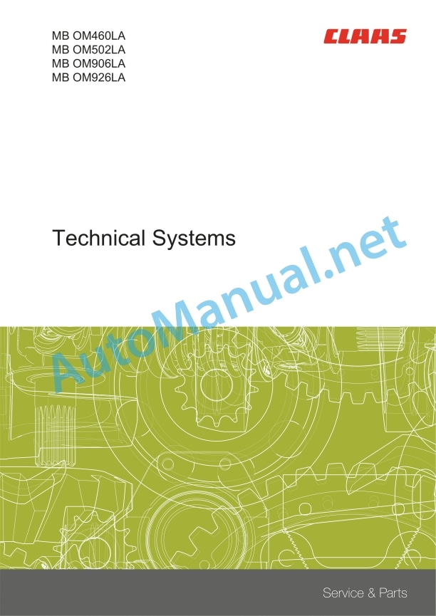 Claas Tucano 330-320 (832) Combines Technical System EN 3 Claas Tucano 330-320 (832) Combines Technical System EN - Image 3