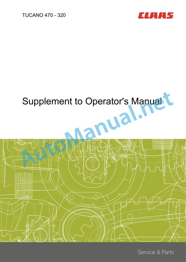Claas Tucano 340 (834) Combines Operator Manual EN 4 Claas Tucano 340 (834) Combines Operator Manual EN - Image 4
