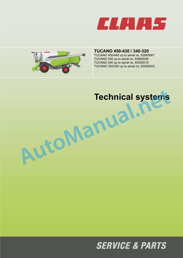 Claas Tucano 430-420 (838) Combines Technical System EN 6 Claas Tucano 430-420 (838) Combines Technical System EN - Image 6