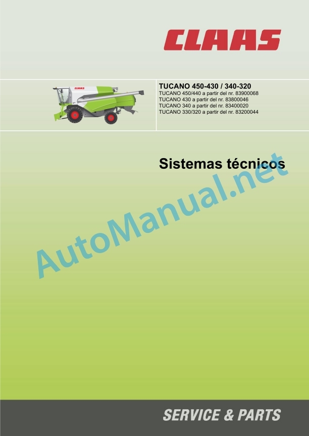 Claas Tucano 430-420 (838) Combines Technical System ES 3 Claas Tucano 430-420 (838) Combines Technical System ES - Image 3