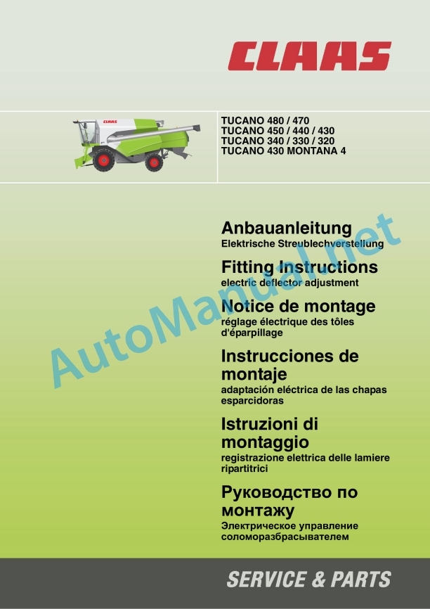 Claas Tucano 430 Montana 4 (831) Combines Assembly Instruction EN 5 Claas Tucano 430 Montana 4 (831) Combines Assembly Instruction EN - Image 5