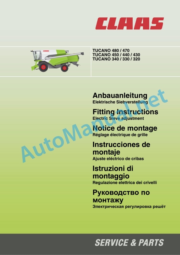 Claas Tucano 450-440 (839) Combines Assembly Instruction EN 28 Claas Tucano 450-440 (839) Combines Assembly Instruction EN - Image 28