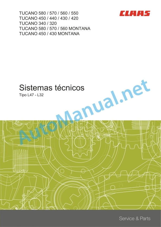 Claas Tucano 560-550 (L36) Combines Technical System ES 5 Claas Tucano 560-550 (L36) Combines Technical System ES - Image 5
