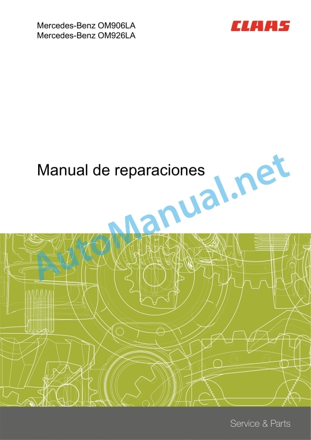Alternative view of Claas Tucano 580-570 (C38) Combines Repair Manual ES