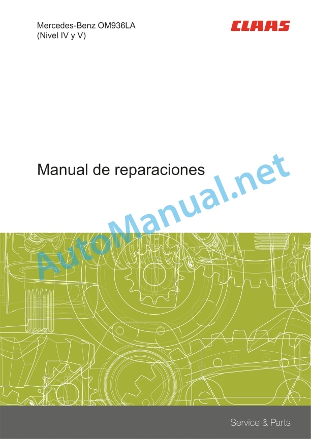 Alternative view of Claas Tucano 580-570 (L37) Combines Repair Manual ES