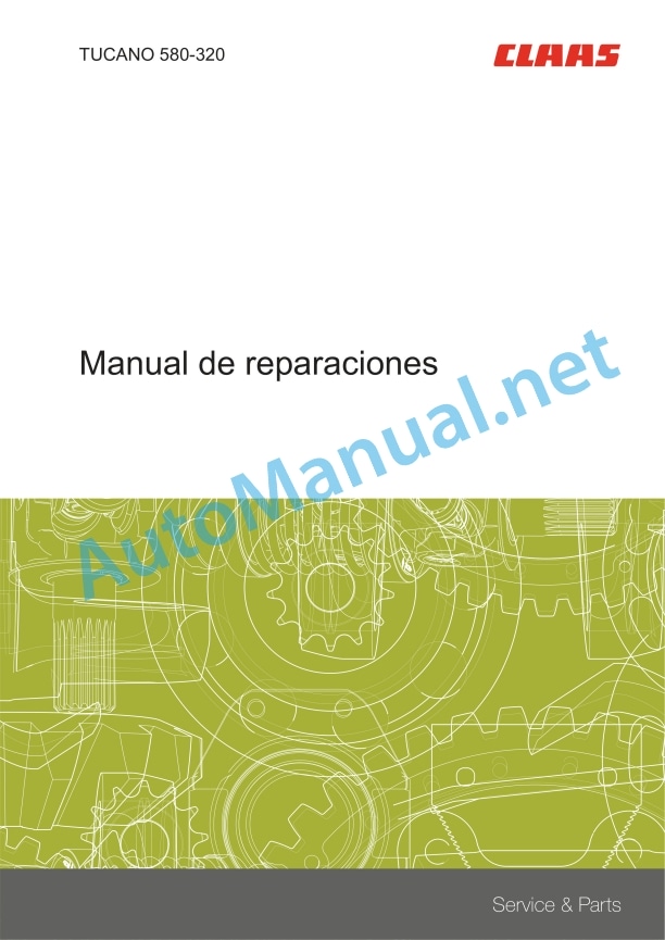 Alternative view of Claas Tucano 580-570 (L47) Combines Repair Manual ES