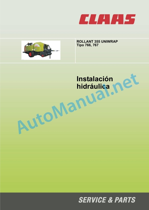 Claas Uniwrap (767) Baler Technical System ES 3 Claas Uniwrap (767) Baler Technical System ES - Image 3