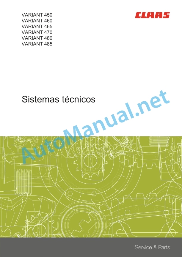 Claas Variant 370 (771) Baler Technical System ES 4 Claas Variant 370 (771) Baler Technical System ES - Image 4