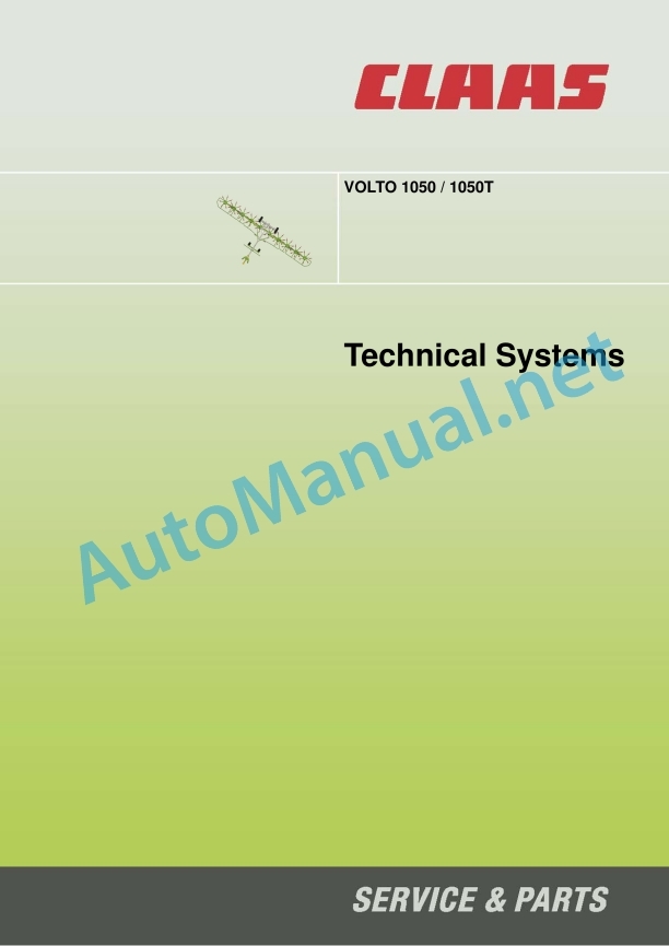 Claas Volto 1050 (625) Tedders Technical System EN 3 Claas Volto 1050 (625) Tedders Technical System EN - Image 3