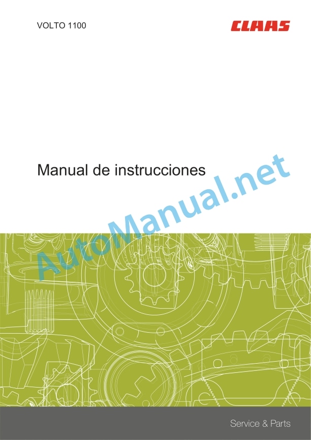 Claas Volto 1100 1100 T (G55) Tedders Operator Manual ES 3 Claas Volto 1100 1100 T (G55) Tedders Operator Manual ES - Image 3