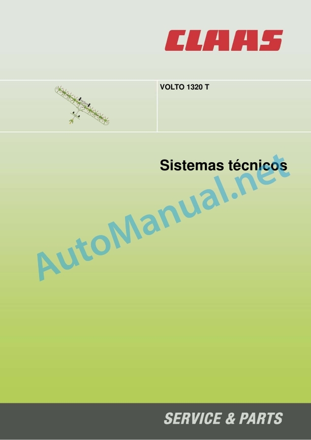 Claas Volto 1320 T 1300 T (631) Tedders Technical System ES 3 Claas Volto 1320 T 1300 T (631) Tedders Technical System ES - Image 3