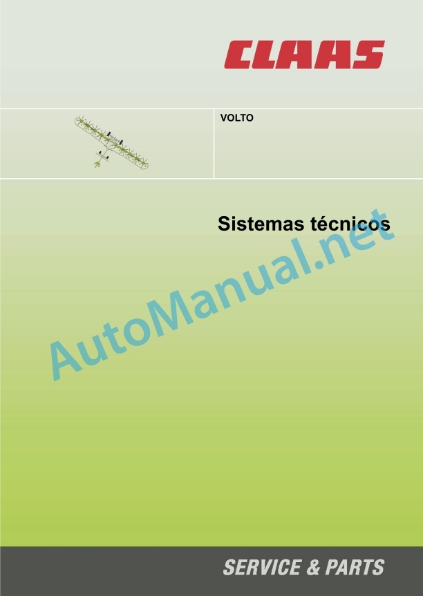 Alternative view of Claas Volto 770 T (627) Tedders Technical System ES