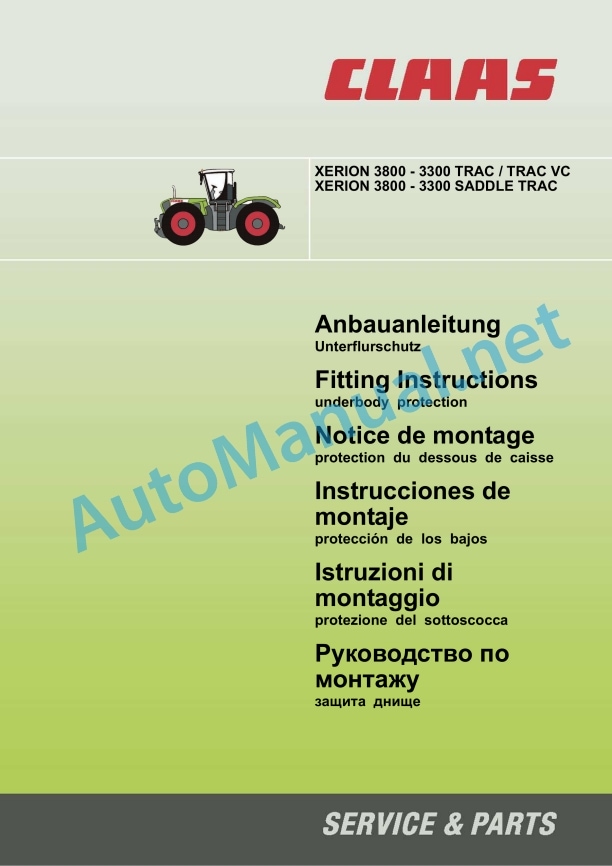 Claas Xerion 3800-3300 (781) Tractors Assembly Instruction EN 12 Claas Xerion 3800-3300 (781) Tractors Assembly Instruction EN - Image 12
