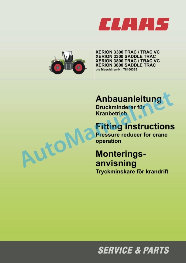 Claas Xerion 3800-3300 (781) Tractors Assembly Instruction EN 21 Claas Xerion 3800-3300 (781) Tractors Assembly Instruction EN - Image 21