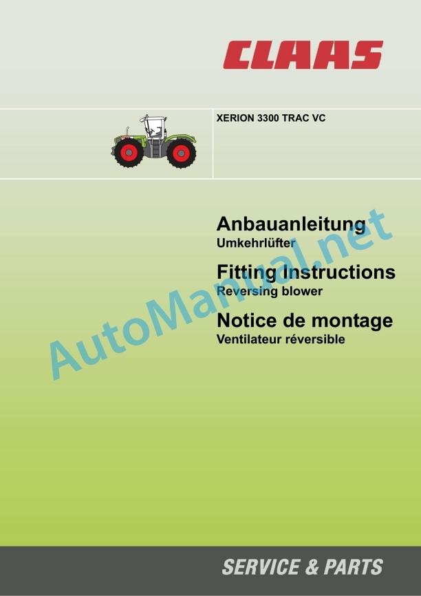 Claas Xerion 3800-3300 (781) Tractors Assembly Instruction EN 22 Claas Xerion 3800-3300 (781) Tractors Assembly Instruction EN - Image 22