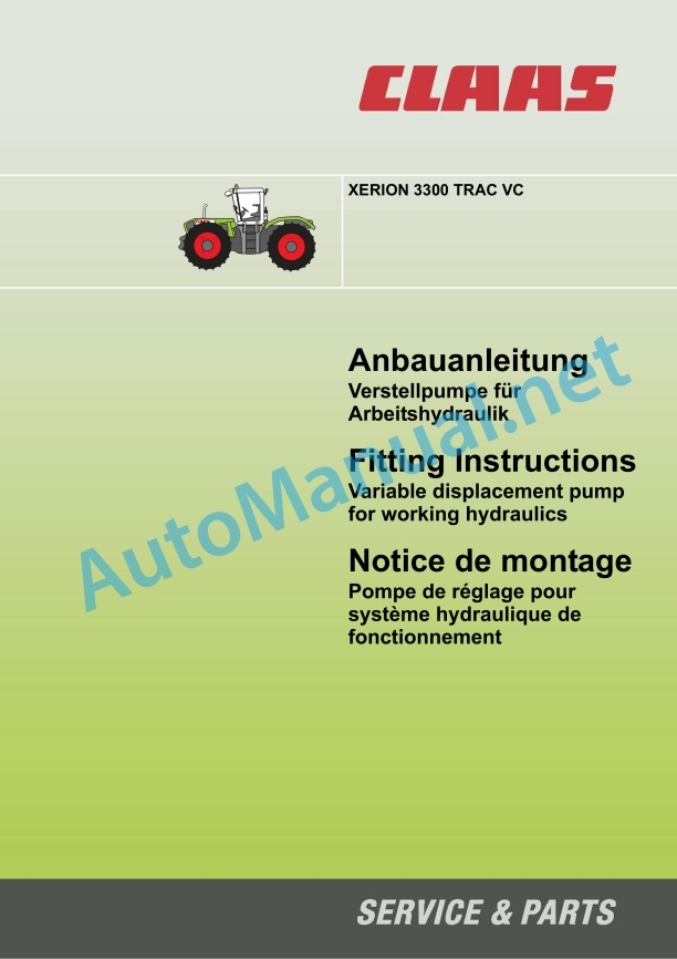 Claas Xerion 3800-3300 (781) Tractors Assembly Instruction EN 23 Claas Xerion 3800-3300 (781) Tractors Assembly Instruction EN - Image 23