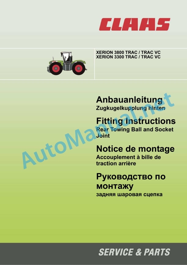 Claas Xerion 3800-3300 (781) Tractors Assembly Instruction EN 4 Claas Xerion 3800-3300 (781) Tractors Assembly Instruction EN - Image 4