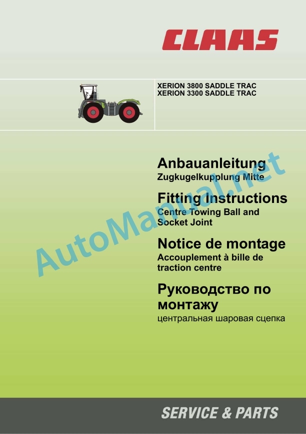Claas Xerion 3800-3300 (781) Tractors Assembly Instruction EN 5 Claas Xerion 3800-3300 (781) Tractors Assembly Instruction EN - Image 5