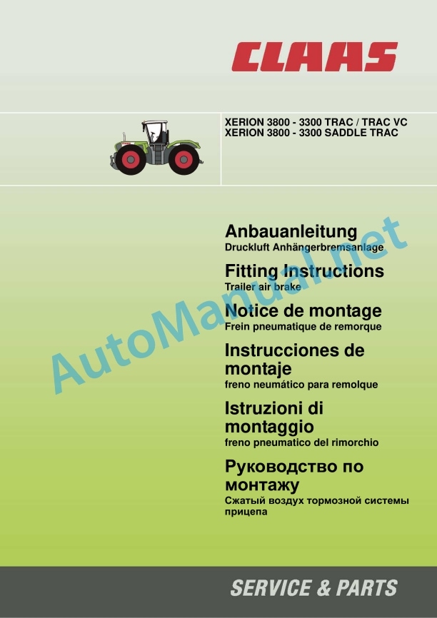 Claas Xerion 3800-3300 (781) Tractors Assembly Instruction EN 6 Claas Xerion 3800-3300 (781) Tractors Assembly Instruction EN - Image 6