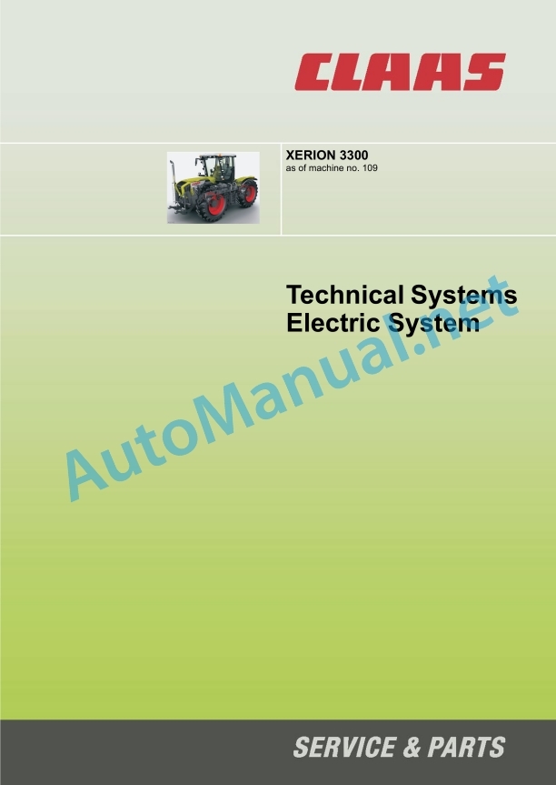 Claas Xerion 3800-3300 (781) Tractors Technical System EN 4 Claas Xerion 3800-3300 (781) Tractors Technical System EN - Image 4