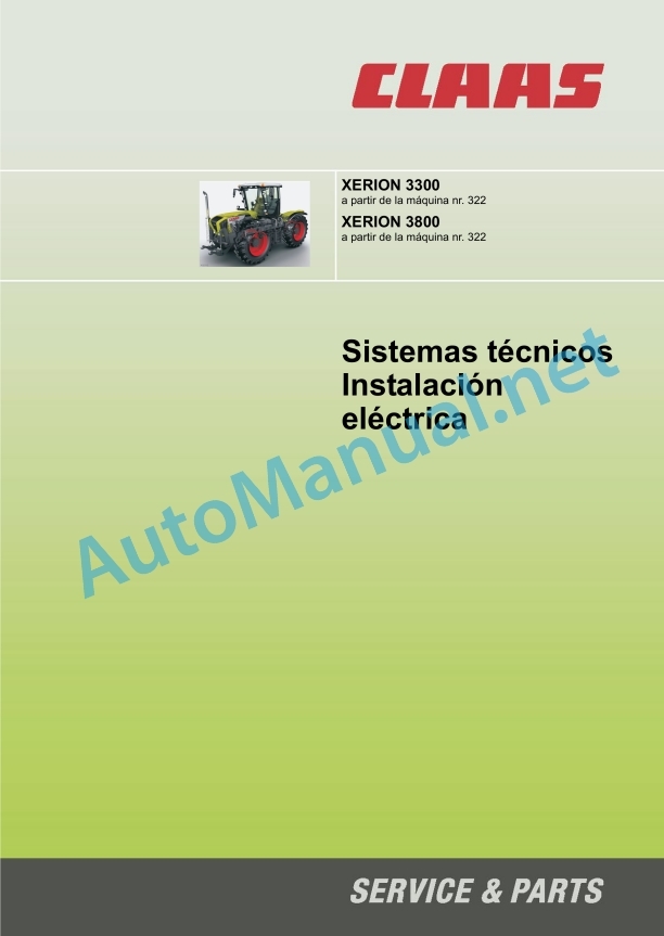 Claas Xerion 3800-3300 (781) Tractors Technical System ES 6 Claas Xerion 3800-3300 (781) Tractors Technical System ES - Image 6