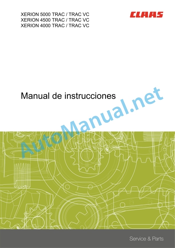 Claas Xerion 5000-4000 (782) Tractors Operator Manual ES 3 Claas Xerion 5000-4000 (782) Tractors Operator Manual ES - Image 3