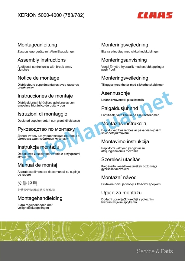 Claas Xerion 5000-4000 (783) Tractors Assembly Instruction EN 26 Claas Xerion 5000-4000 (783) Tractors Assembly Instruction EN - Image 26