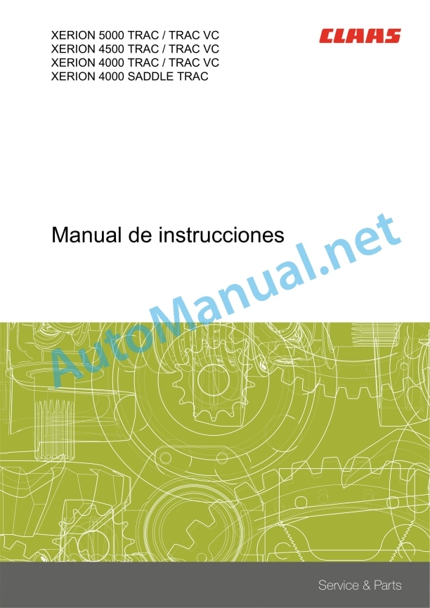 Claas Xerion 5000-4000 (783) Tractors Operator Manual ES 3 Claas Xerion 5000-4000 (783) Tractors Operator Manual ES - Image 3
