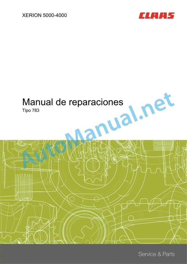 Alternative view of Claas Xerion 5000-4000 (783) Tractors Repair Manual ES