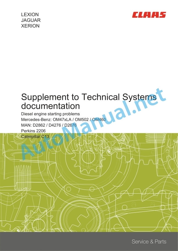 Claas Xerion 5000-4000 (783) Tractors Technical System EN 9 Claas Xerion 5000-4000 (783) Tractors Technical System EN - Image 9