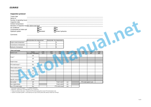 Claas Xerion 5000-4200 (784) Tractors Repair Manual EN 8 Claas Xerion 5000-4200 (784) Tractors Repair Manual EN - Image 8