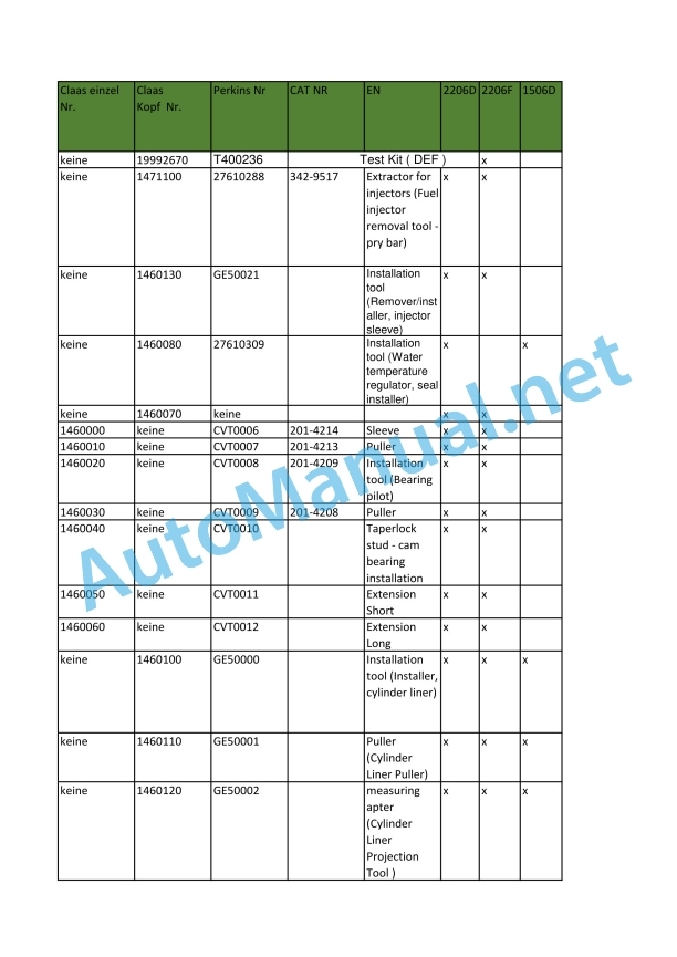 Claas Xerion 5000-4500 Trac (E54) Tractors Repair Manual EN 10 Claas Xerion 5000-4500 Trac (E54) Tractors Repair Manual EN - Image 10