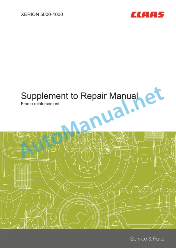 Claas Xerion 5000-4500 Trac (E54) Tractors Repair Manual EN 5 Claas Xerion 5000-4500 Trac (E54) Tractors Repair Manual EN - Image 5