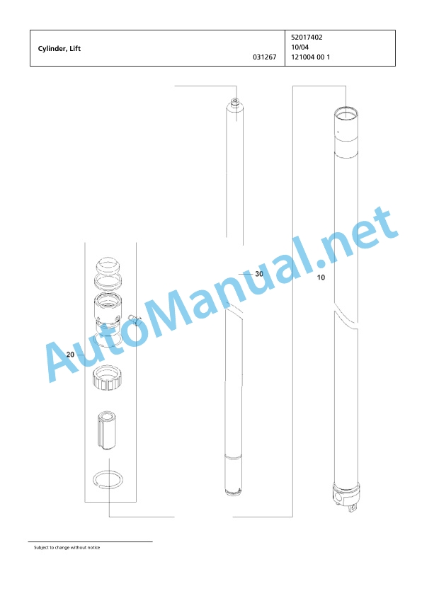 Jungheinrich Forklift 2ET2500 Spare Parts Manual FN426399 3 Jungheinrich Forklift 2ET2500 Spare Parts Manual FN426399 - Image 3