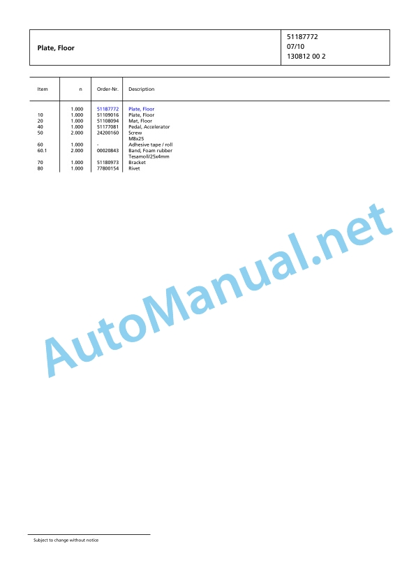 Alternative view of Jungheinrich Forklift 2ET3000 Spare Parts Manual FN424886