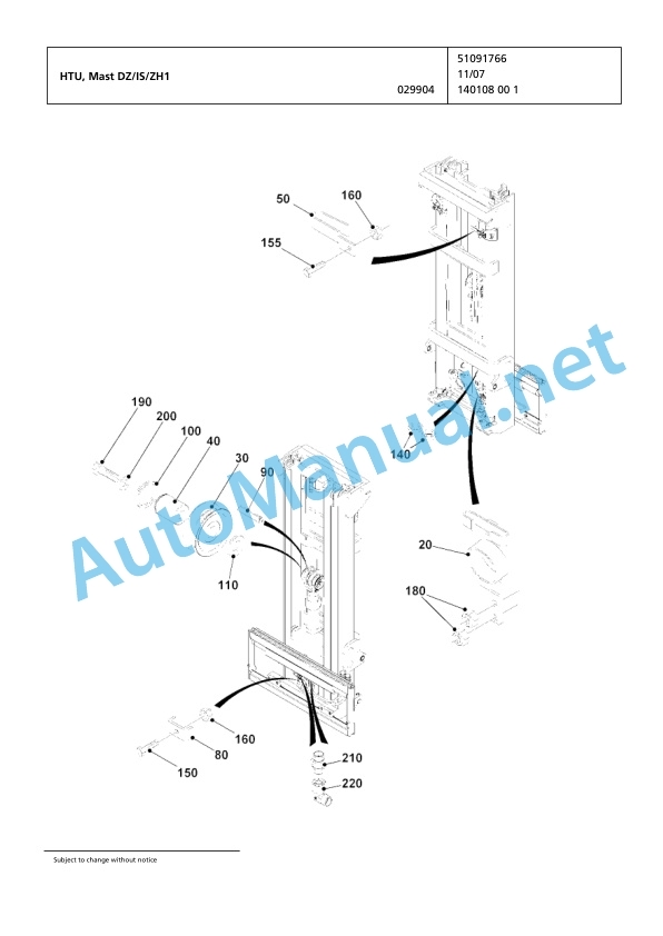Jungheinrich Forklift 2ET3000 Spare Parts Manual FN424886 3 Jungheinrich Forklift 2ET3000 Spare Parts Manual FN424886 - Image 3