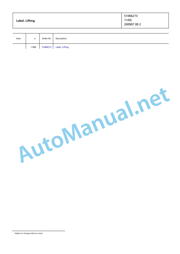Jungheinrich Forklift 2ET3500 Spare Parts Manual FN424872 4 Jungheinrich Forklift 2ET3500 Spare Parts Manual FN424872 - Image 4