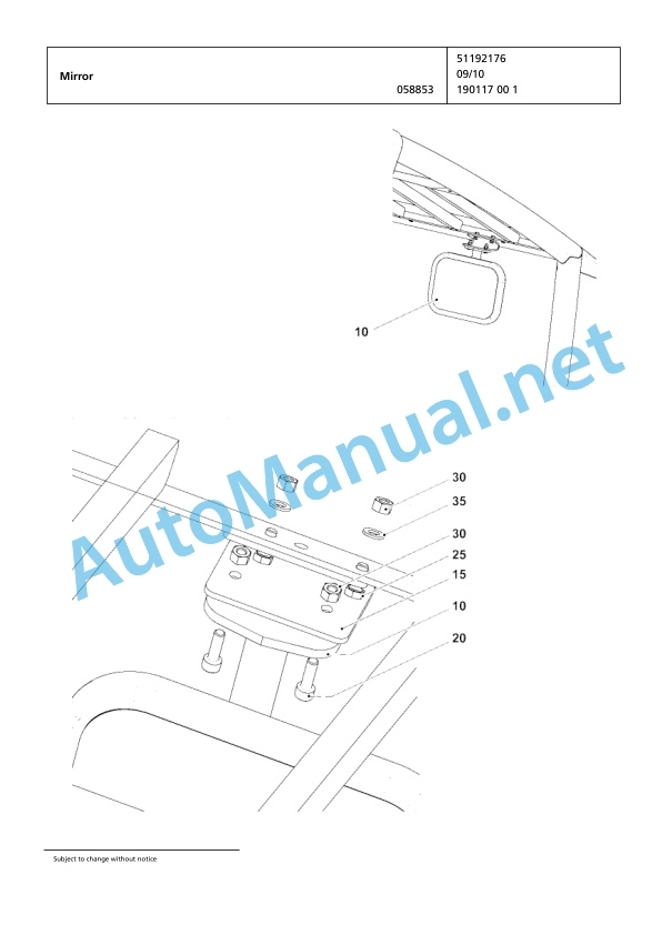 Alternative view of Jungheinrich Forklift 2ET3500 Spare Parts Manual FN425297