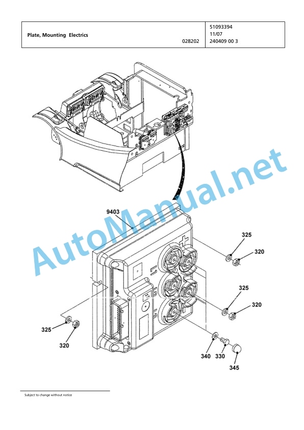 Jungheinrich Forklift 2ET4000 Spare Parts Manual FN423037 5 Jungheinrich Forklift 2ET4000 Spare Parts Manual FN423037 - Image 5