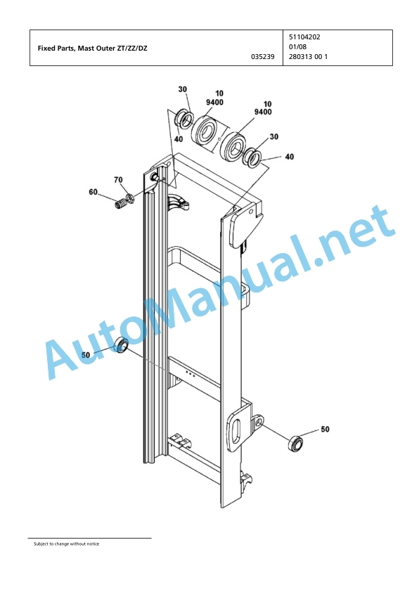 Jungheinrich Forklift 2ET4000 Spare Parts Manual FN423685 3 Jungheinrich Forklift 2ET4000 Spare Parts Manual FN423685 - Image 3
