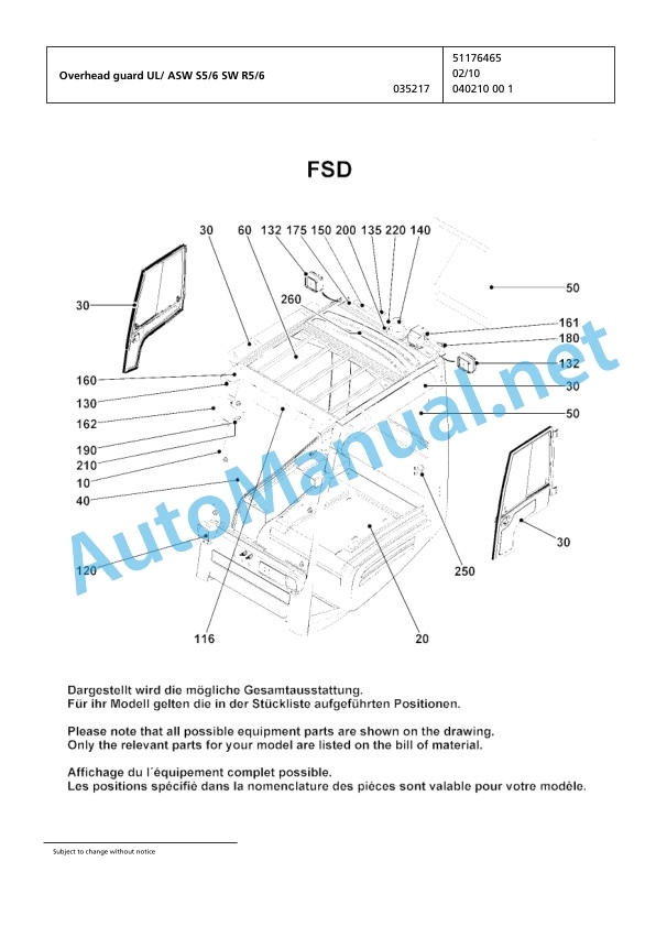Alternative view of Jungheinrich Forklift 2ET4000 Spare Parts Manual FN424486