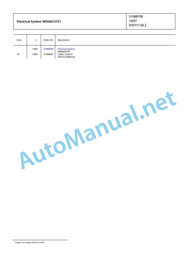 Jungheinrich Forklift 2ET4000 Spare Parts Manual FN424902 5 Jungheinrich Forklift 2ET4000 Spare Parts Manual FN424902 - Image 5