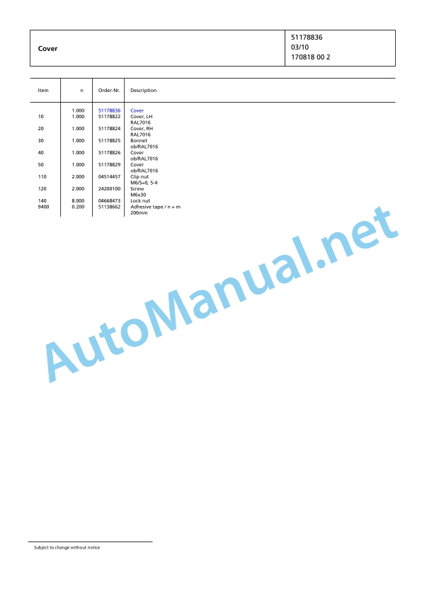 Alternative view of Jungheinrich Forklift 2ET4000 Spare Parts Manual FN425053