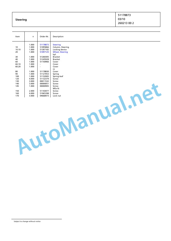 Jungheinrich Forklift 2ET4000 Spare Parts Manual FN425174 3 Jungheinrich Forklift 2ET4000 Spare Parts Manual FN425174 - Image 3