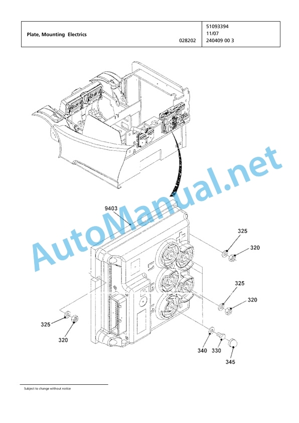 Jungheinrich Forklift 2ET4000 Spare Parts Manual FN426298 5 Jungheinrich Forklift 2ET4000 Spare Parts Manual FN426298 - Image 5